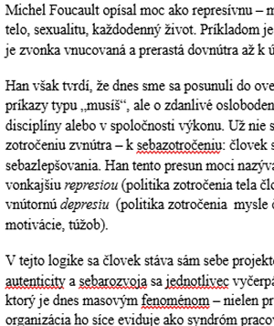 A plain exported Google Doc